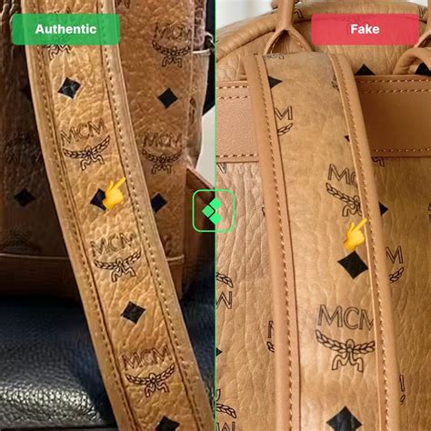 authentic vs fake mcm bags|bag mcm original.